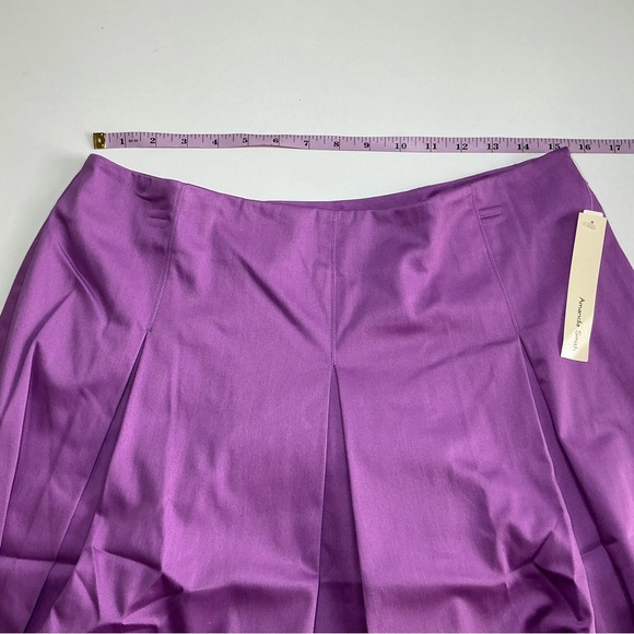 Amanda Smith Stretch Purple Skirt Set Size 12 NWT - Picture 14 of 16